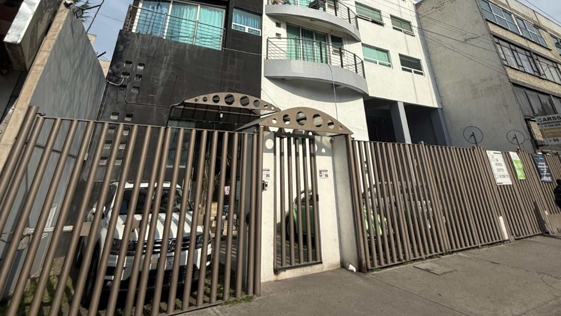 Edificio donde fue hallado el cuerpo de Edith Guadalupe Valdés