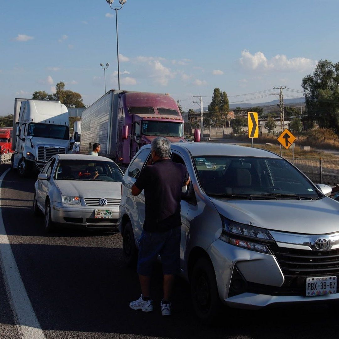 Carreteras bloqueadas hoy