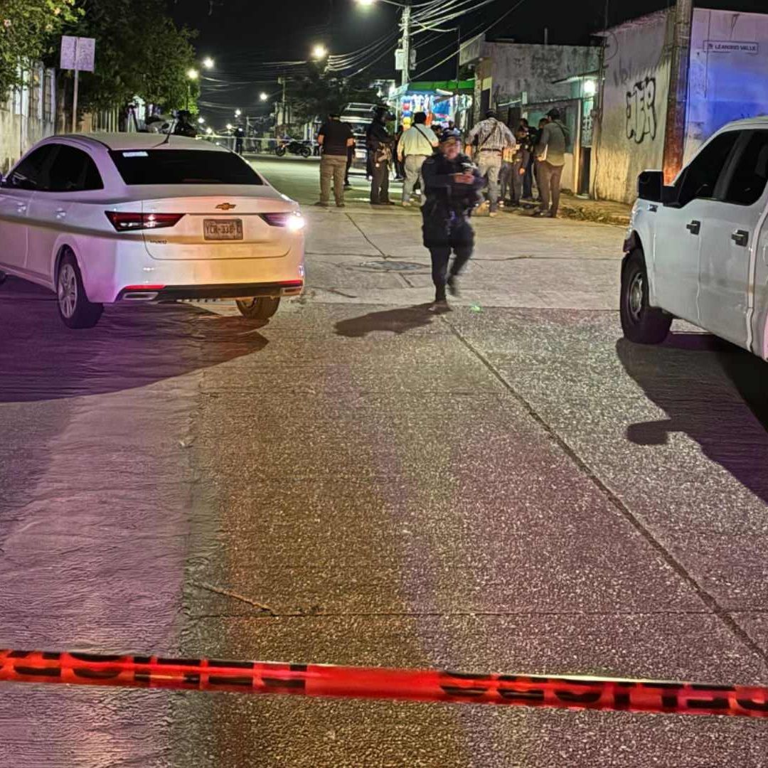 acordonamiento por ataque armado en Minatitlán