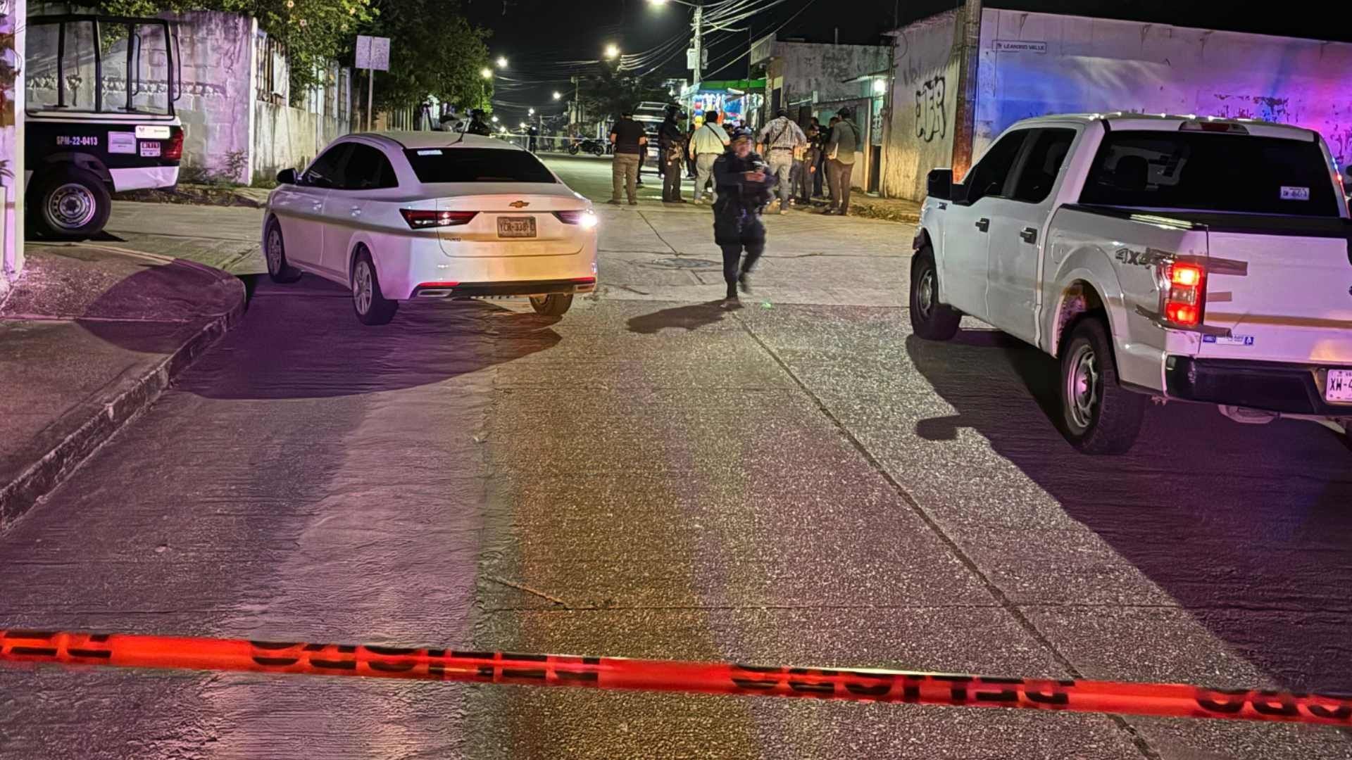 acordonamiento por ataque armado en Minatitlán