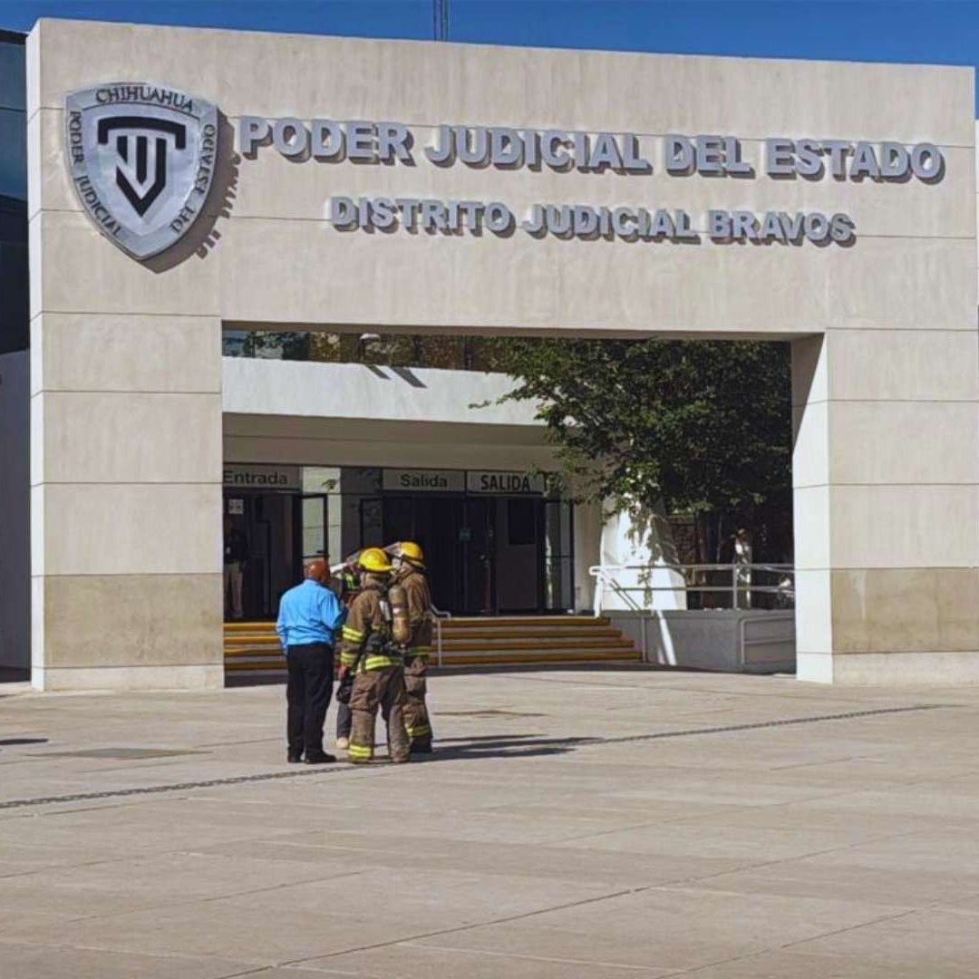 Evacúan instalaciones del Poder Judicial en Juárez tras amenaza de bomba