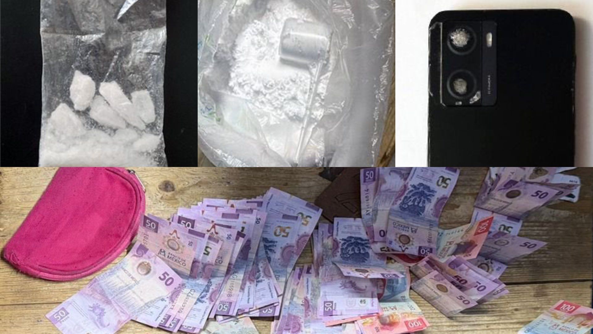 Mujer Detenida por Intentar Ingresar Droga y Dinero en Penal Cereso de San Miguel Puebla