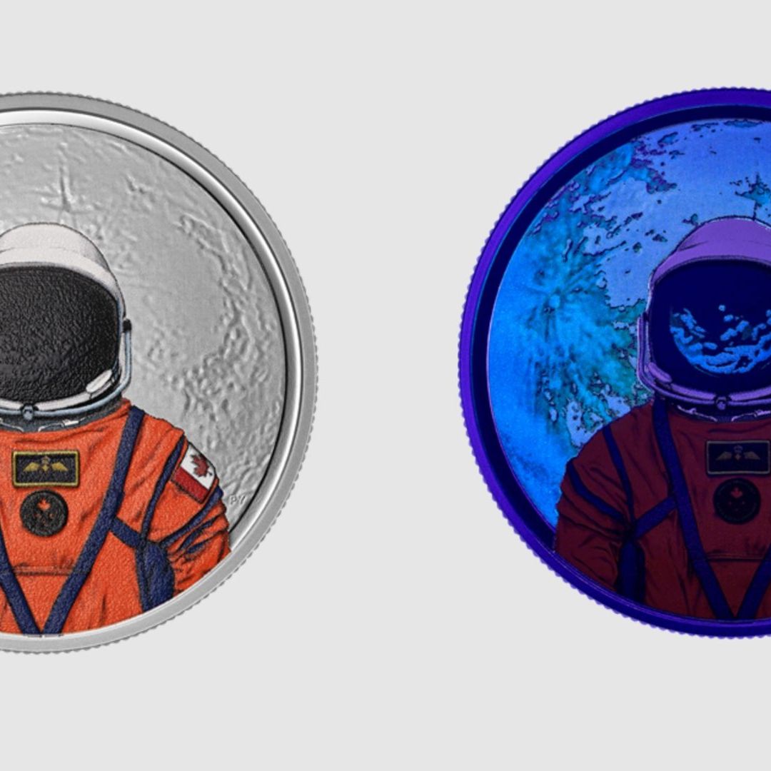 Artemis II Moneda Conmemorativa que Brilla en la Oscuridad