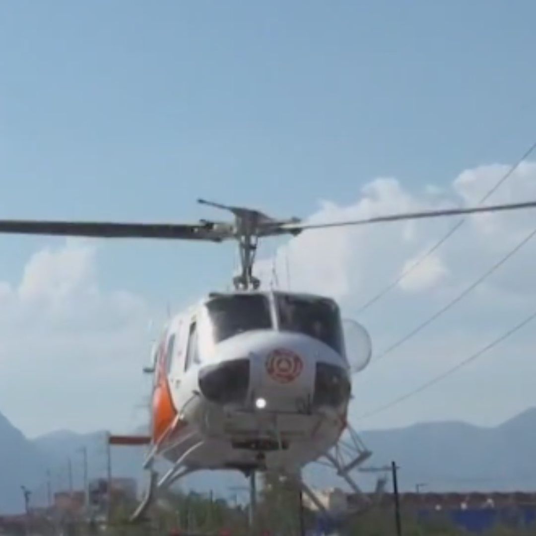 Helicóptero de Protección Civil de Nuevo León