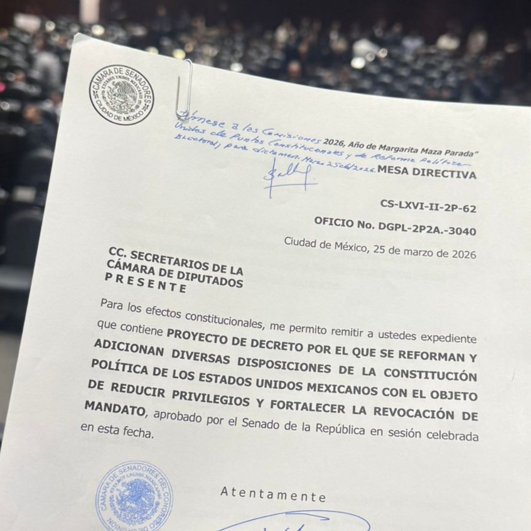 Plan B de Reforma Electoral Llega a Diputados Sin Cambios a Revocación de Mandato.