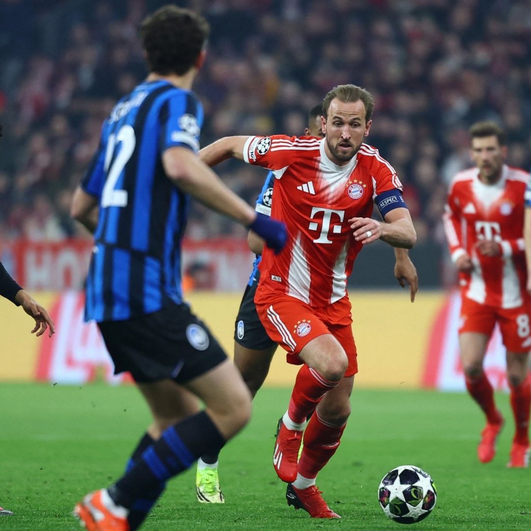 Harry Kane fue una pesadilla para la zaga del Atalanta en los octavos de final de la Champions League 2026. Foto: Reuters