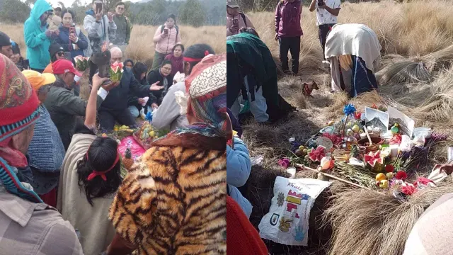Realizan ofrenda para "Don Goyo" este 12 de marzo. Foto: Facebook Mitchelle Juarez Cordoba