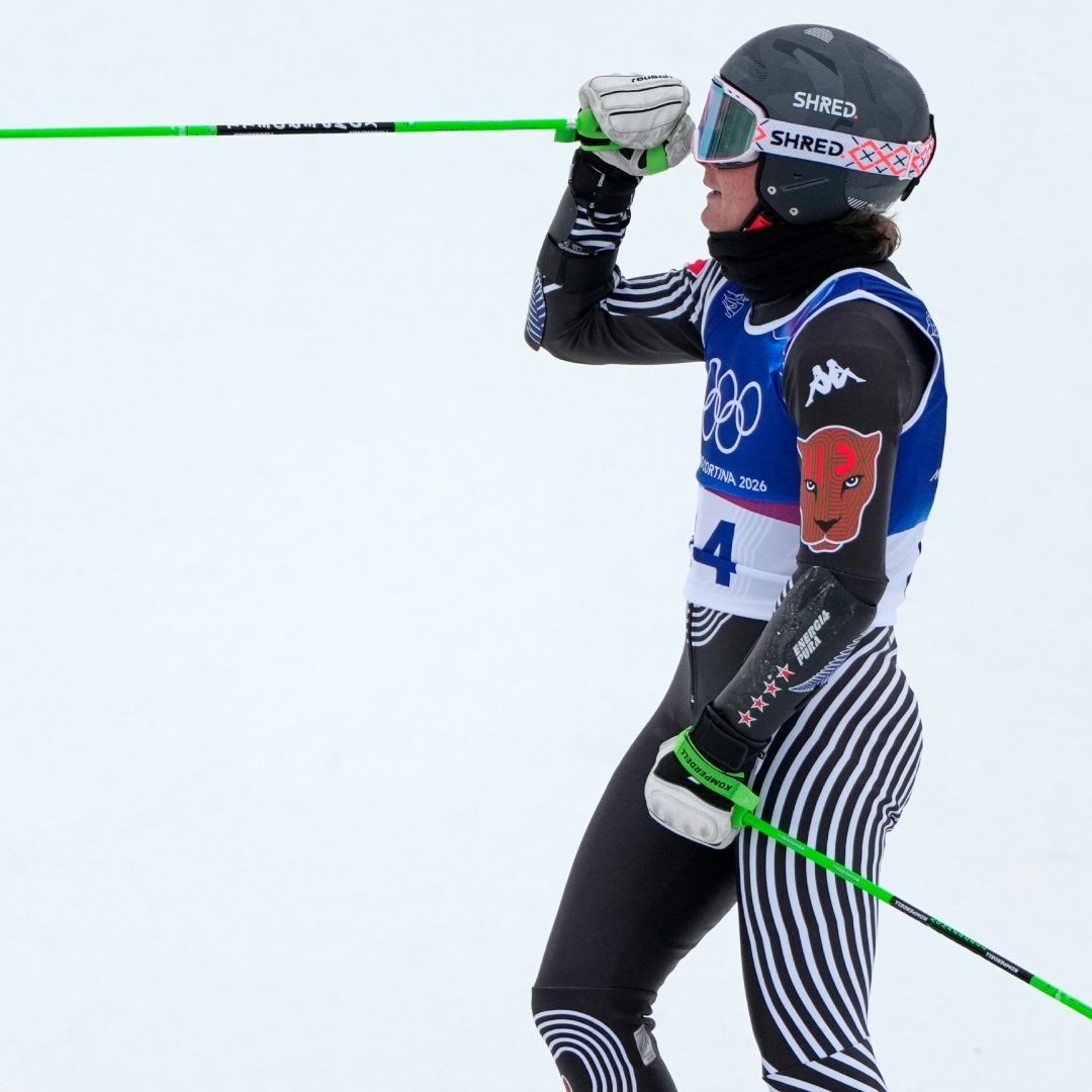 Lasse Gaxiola Queda Fuera en el Slalom de Esquí Alpino en Milano-Cortina.