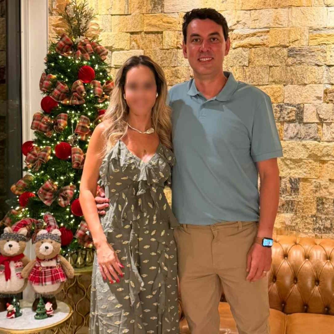 Thales Machado y su esposa. Foto: Gobierno de Itumbiara