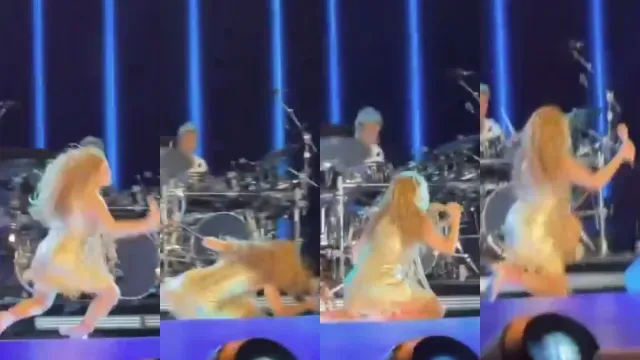 Así fue la caída de Shakira