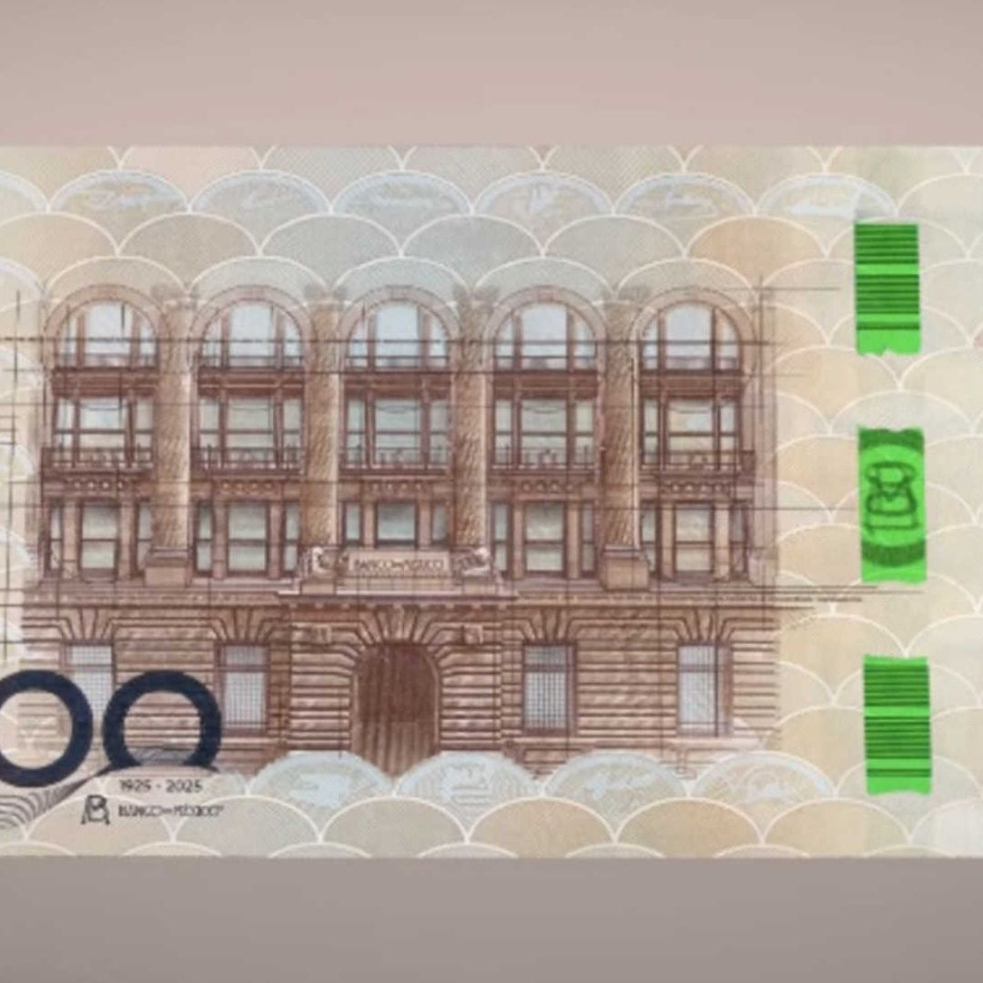 Nuevo billete conmemorativo de cien pesos