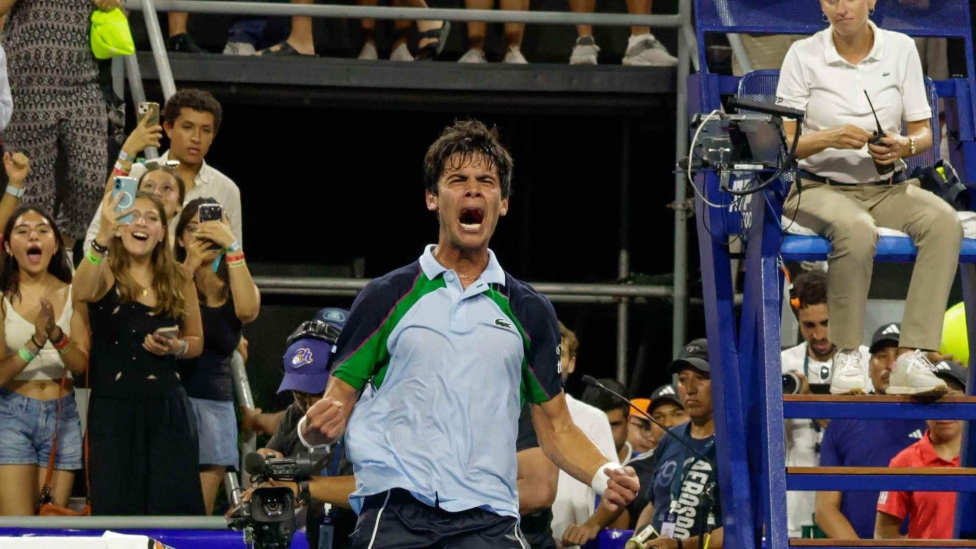 El tenista mexicano Rodrigo Pacheco