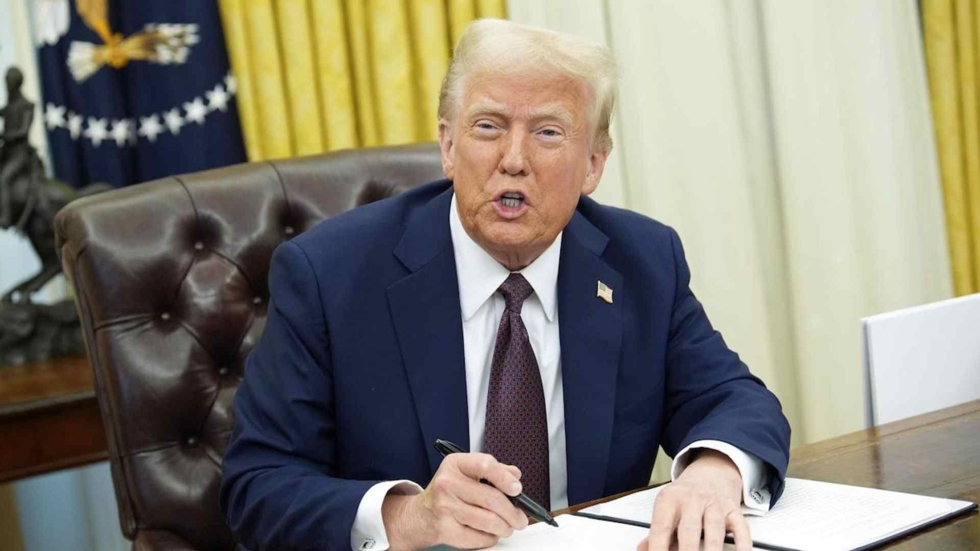 Presidente de Estados Unidos, Donald Trump. foto: EFE