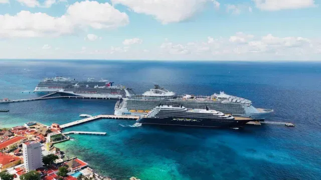 Cozumel es el destino predilecto del Caribe mexicano para cruceristas internacionales. Foto: Cuartoscuro