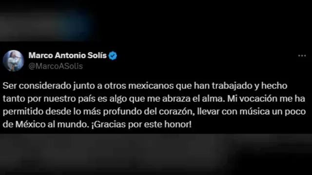 El Buki responde a propuesta para recibir la Medalla Belisario Domínguez