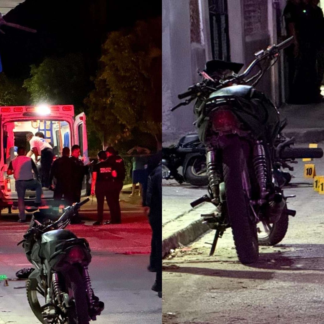 casquillos percutidos en ataque armado y movilización de cuerpos de emergencias.