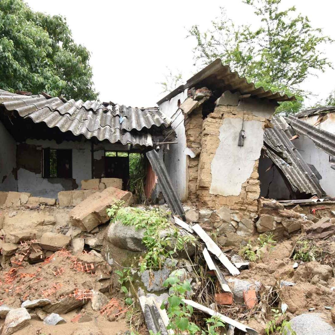 Colapso de viviendas en Juan R. Escudero, Guerrero, por sismo en septiembre 2021. Foto: Cuartoscuro | Archivo