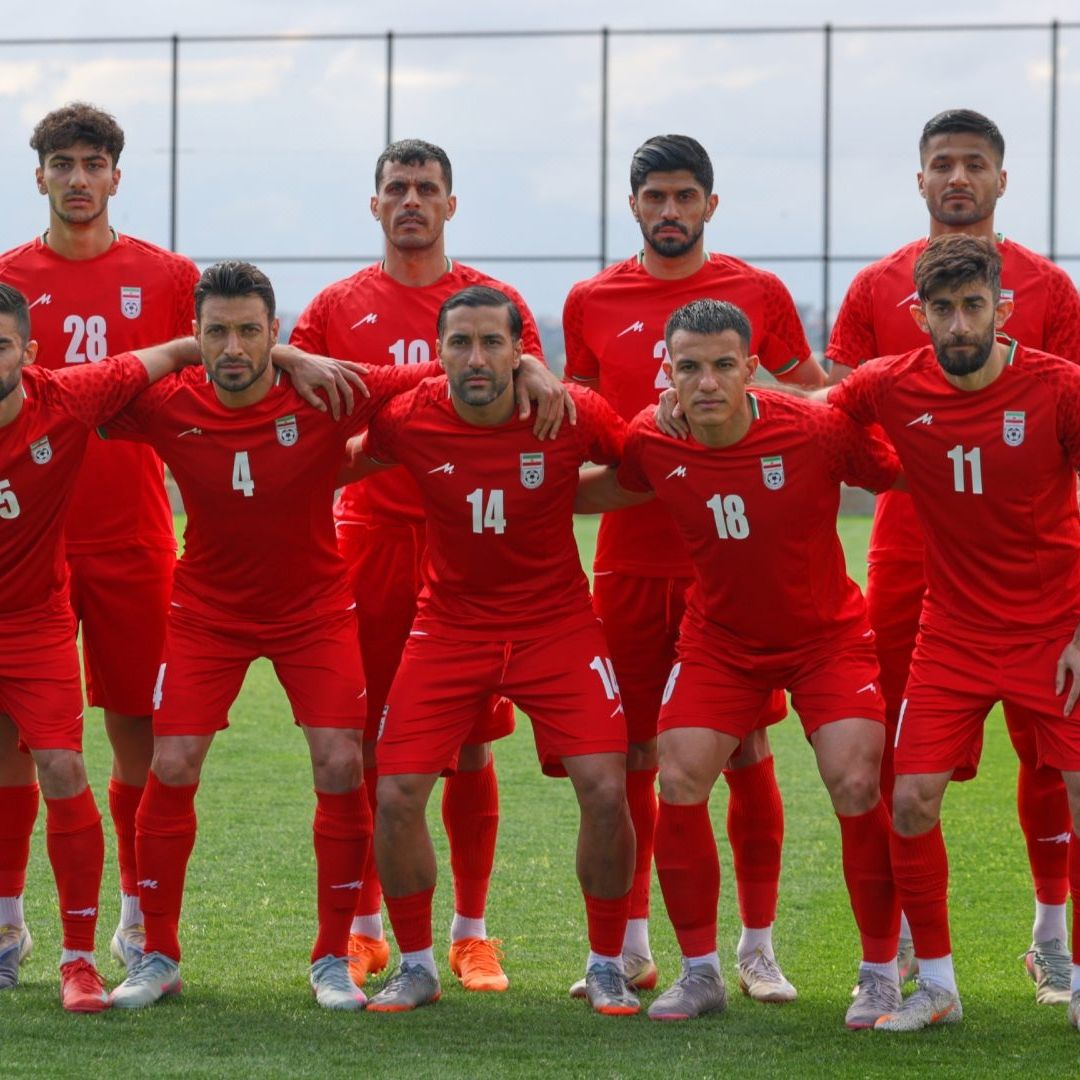 Jugadores de Irán previo a partido contra Costa Rica