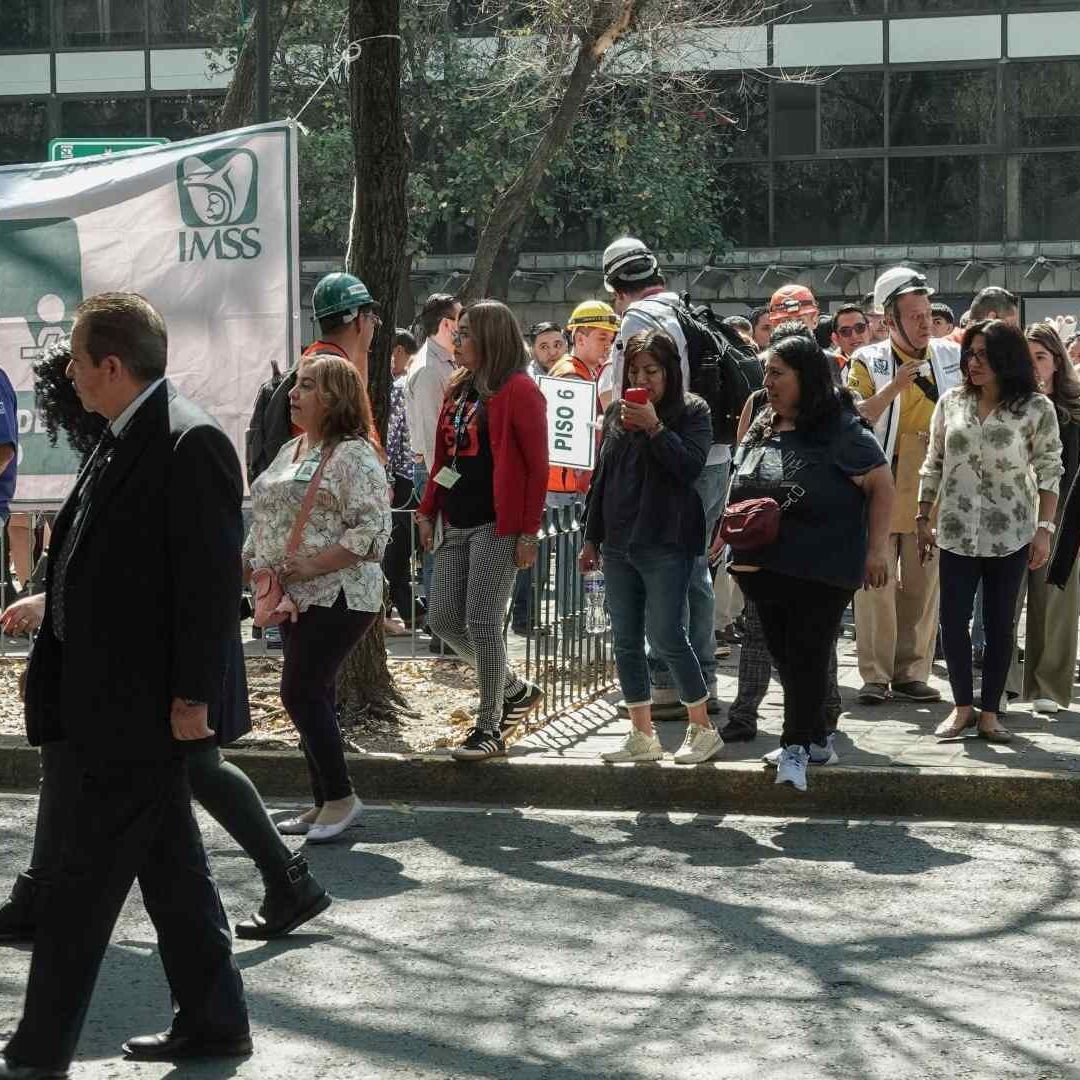 Simulacro de sismo en la CDMX