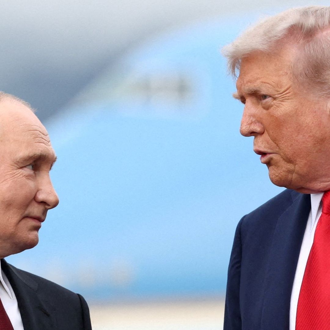 El presidente ruso, Vladímir Putin y su homólogo estadounidense Donald Trump.