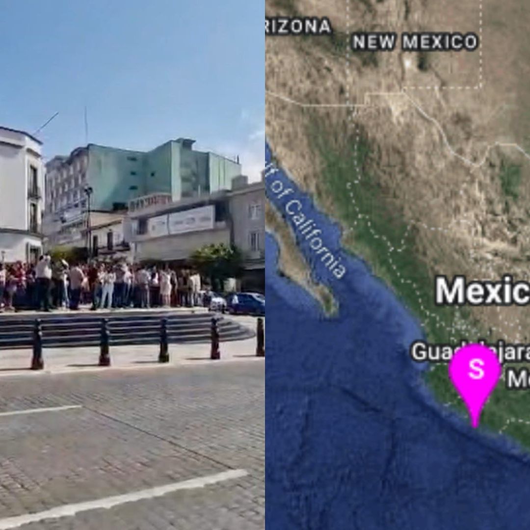 Sismo genera evacuaciones de edificios en la zona centro de la Xalapa, Veracruz