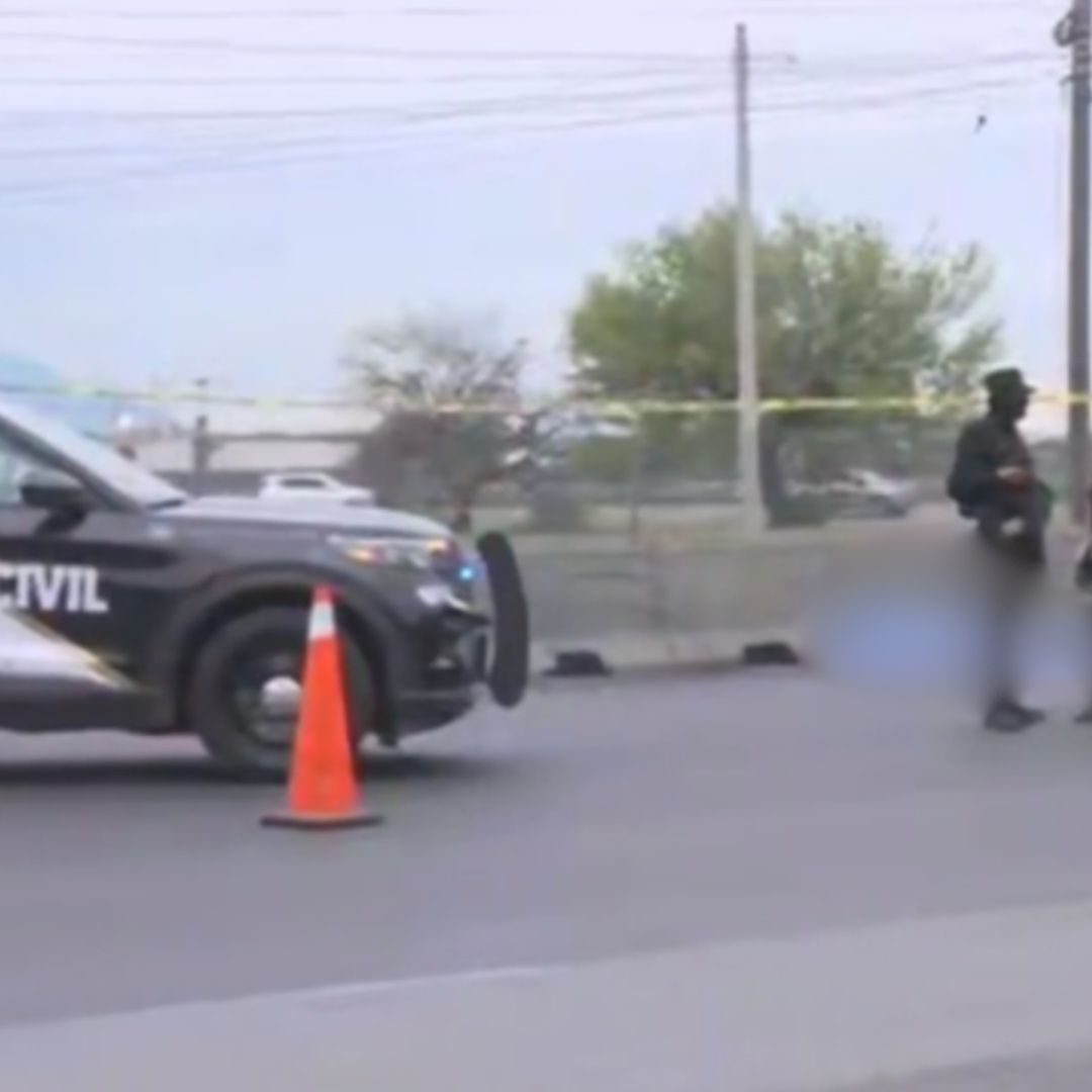 Atropellado en carretera Monterrey-Nuevo Laredo
