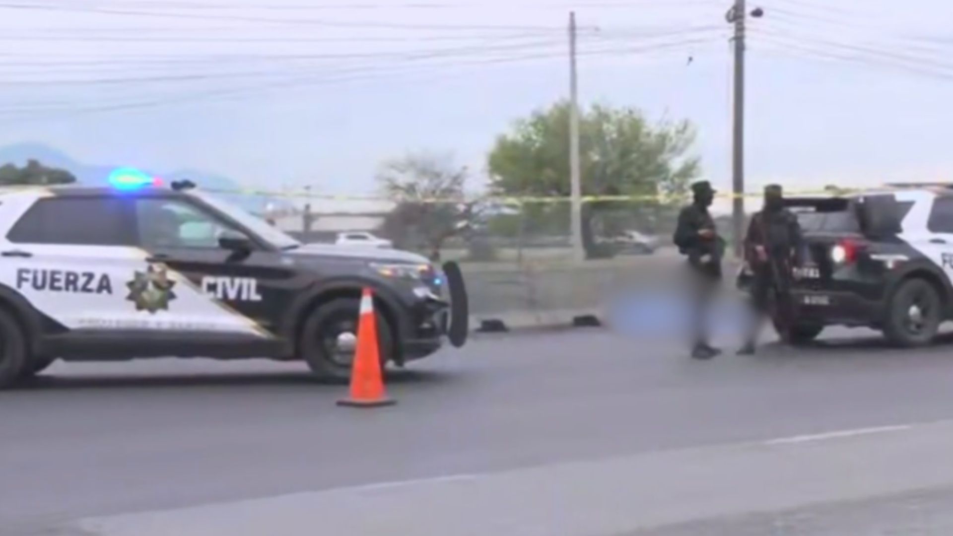 Atropellado en carretera Monterrey-Nuevo Laredo