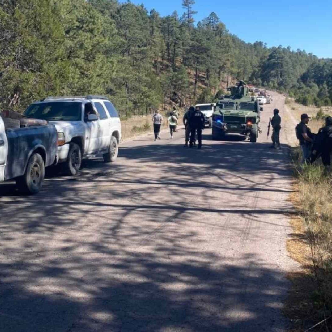 Ataque en Chihuahua. Foto: Fiscalía estatal