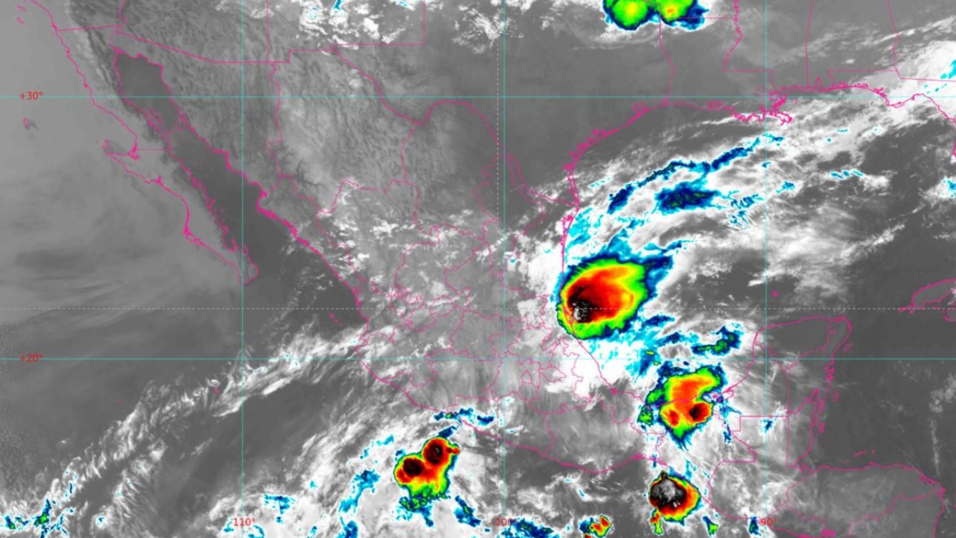 Alerta por Frente Frío Número 50 Clima Pronóstico de Lluvia Fuerte en Sierra Norte Nororiental Negra y Valle Serdán