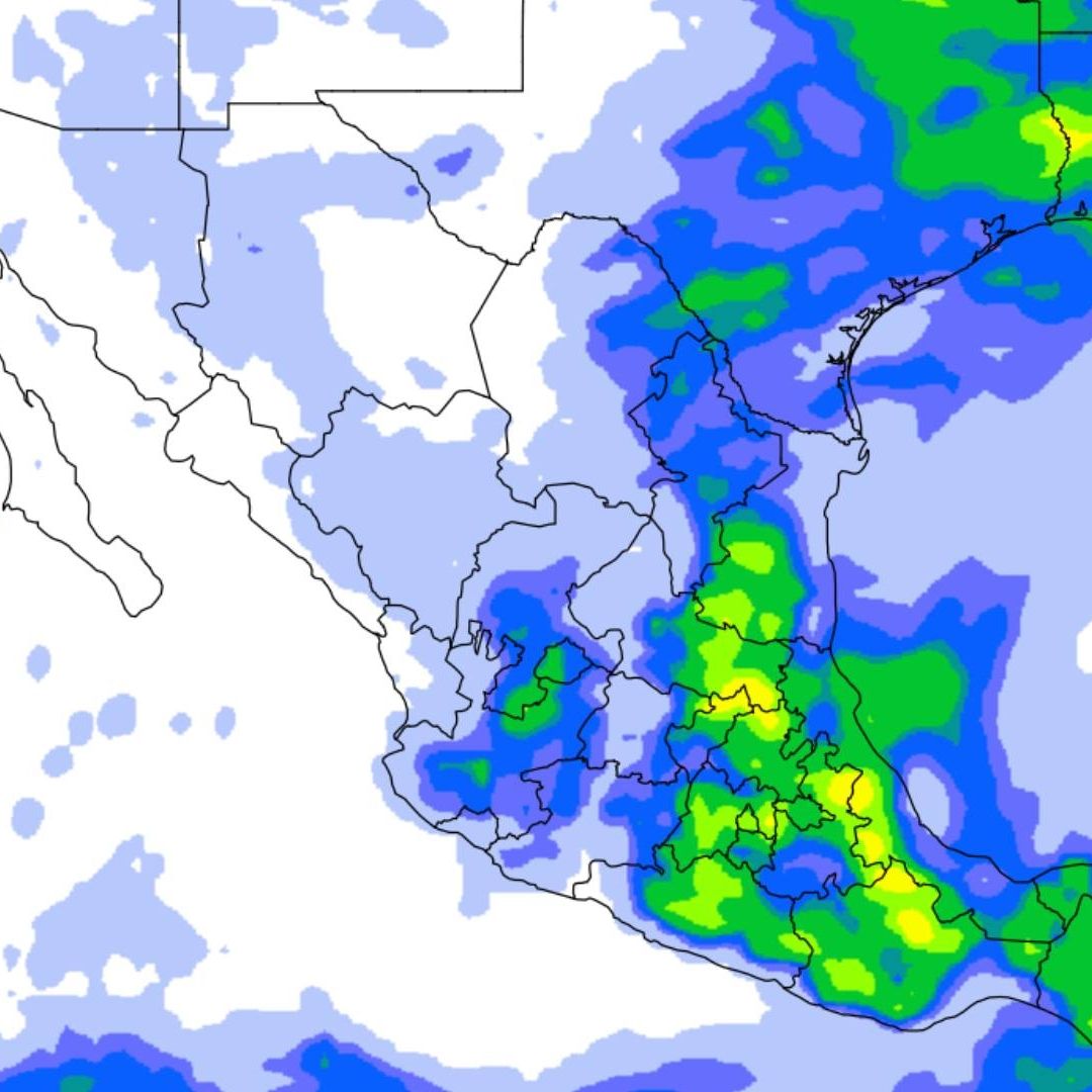 Pronóstico Hoy 9 a 10 de Mayo Frente Frío Número 27 Habrá Lluvias y Evento de Norte en Veracruz