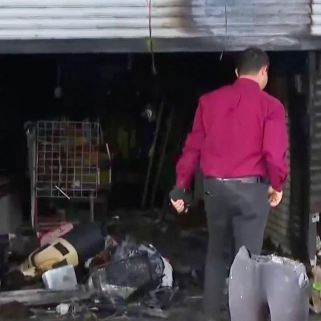 Incendio Consume Dos Locales en la Zona Centro de Ciudad Juárez, Chihuahua