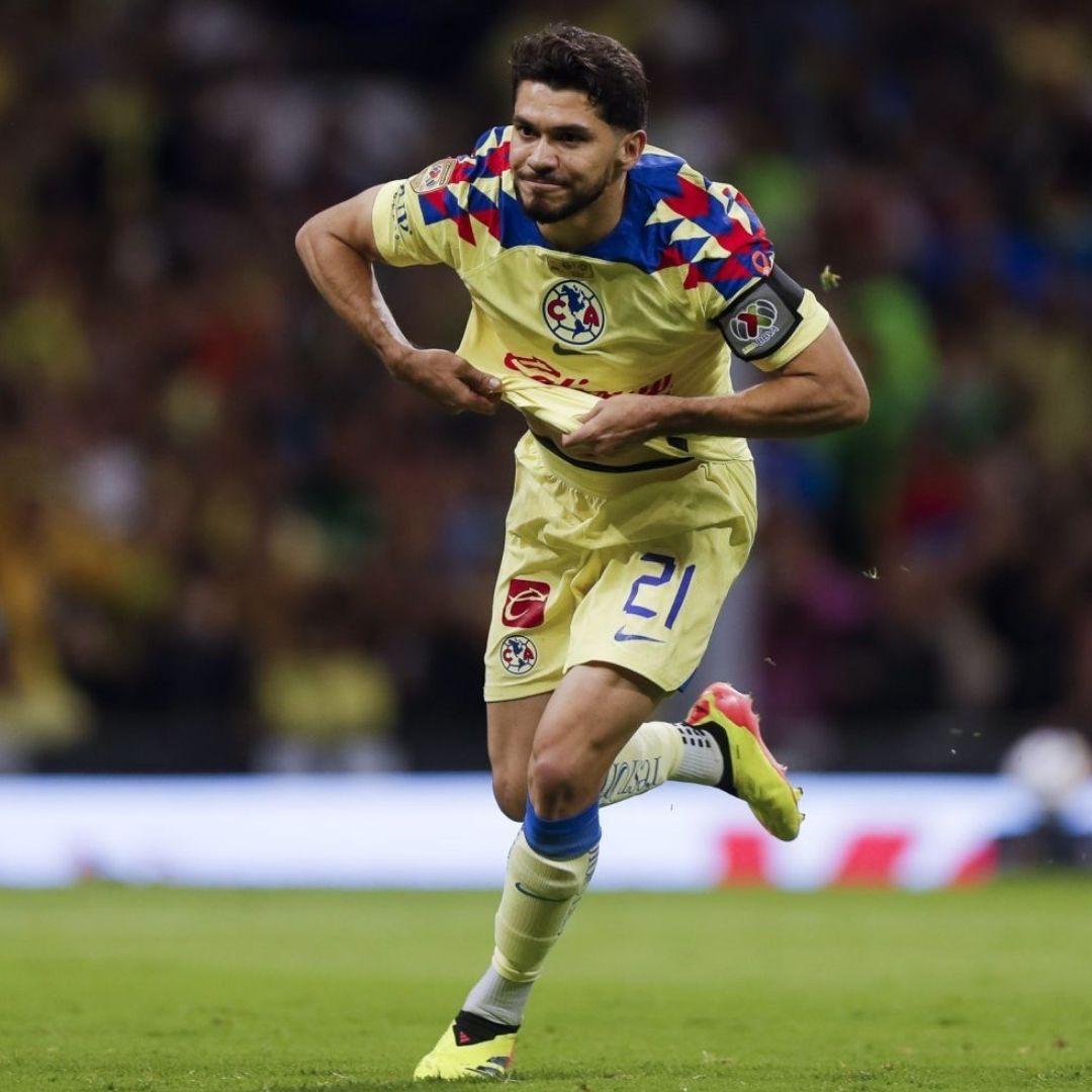Henry Martin dice que está listo para jugar los 90 minutos contra Pumas y apoyar con goles al América. Foto: Cuartoscuro