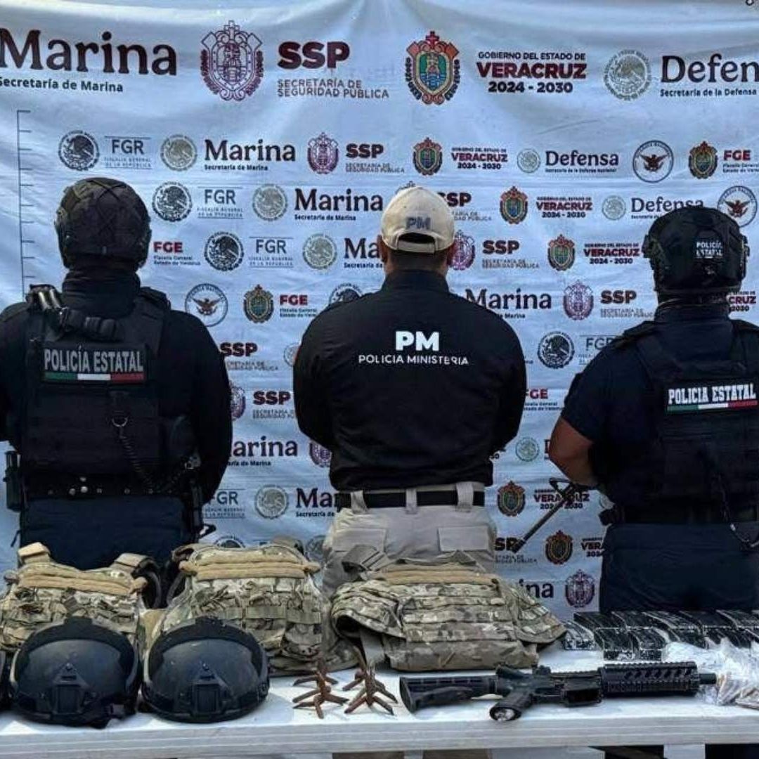 Rescatan a Hondureño Privado de la Libertad Cateo en Aguadulce Veracruz Inmueble Asegurado Armas