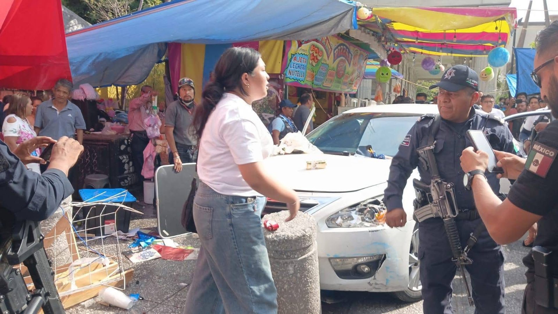 Conductor Atropella a Varias Personas en Bazar del Centro de ...