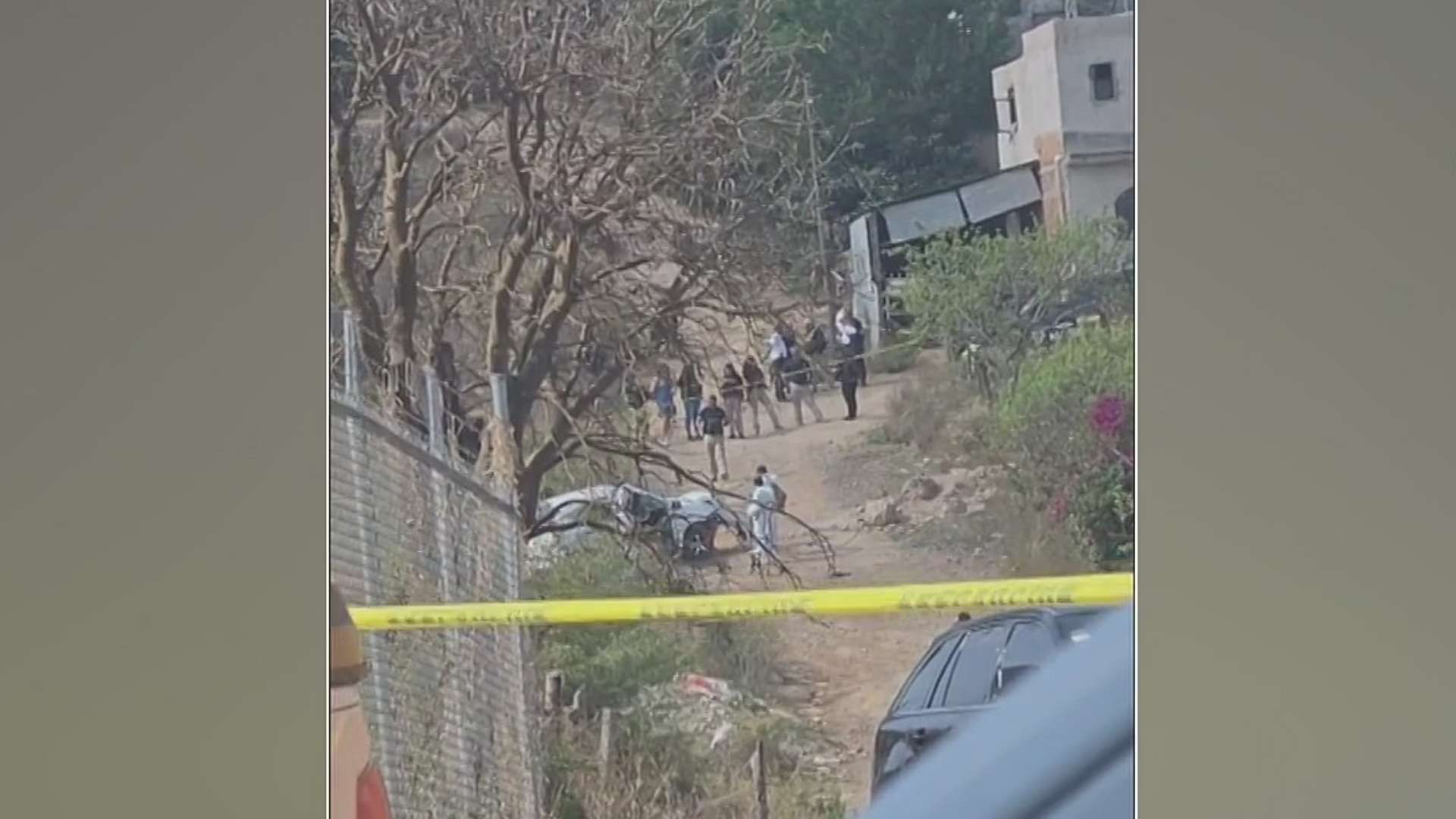 Servicios de emergencia tras balacera en Morelia. Foto: Captura de pantalla