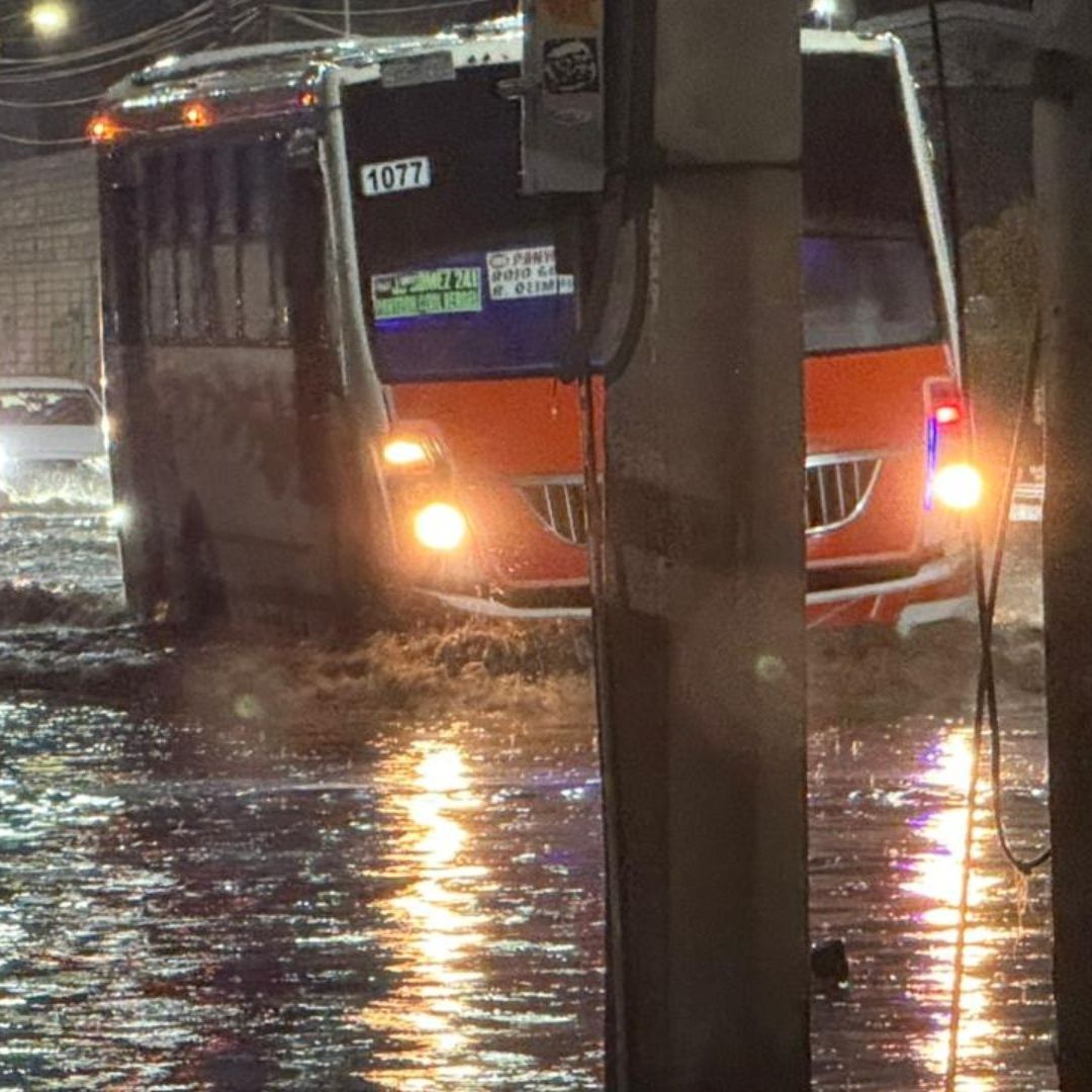 Lluvias en CDMX y Valle de Chalco Dejan Inundaciones, Árboles Caídos y Cortocircuitos
