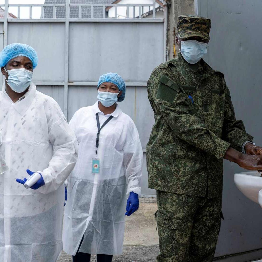 Entrada del Laboratorio Rodolphe Merieux, donde se examinan muestras de casos sospechosos de ébola en el Congo. Foto: Reuters