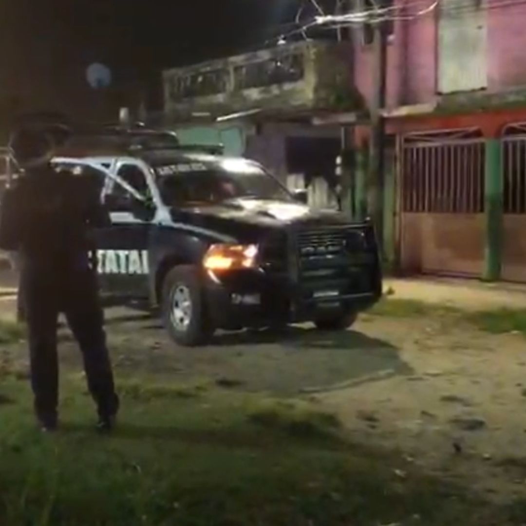 sujetos armados atacan vivienda a disparos en Coatzacoalcos.