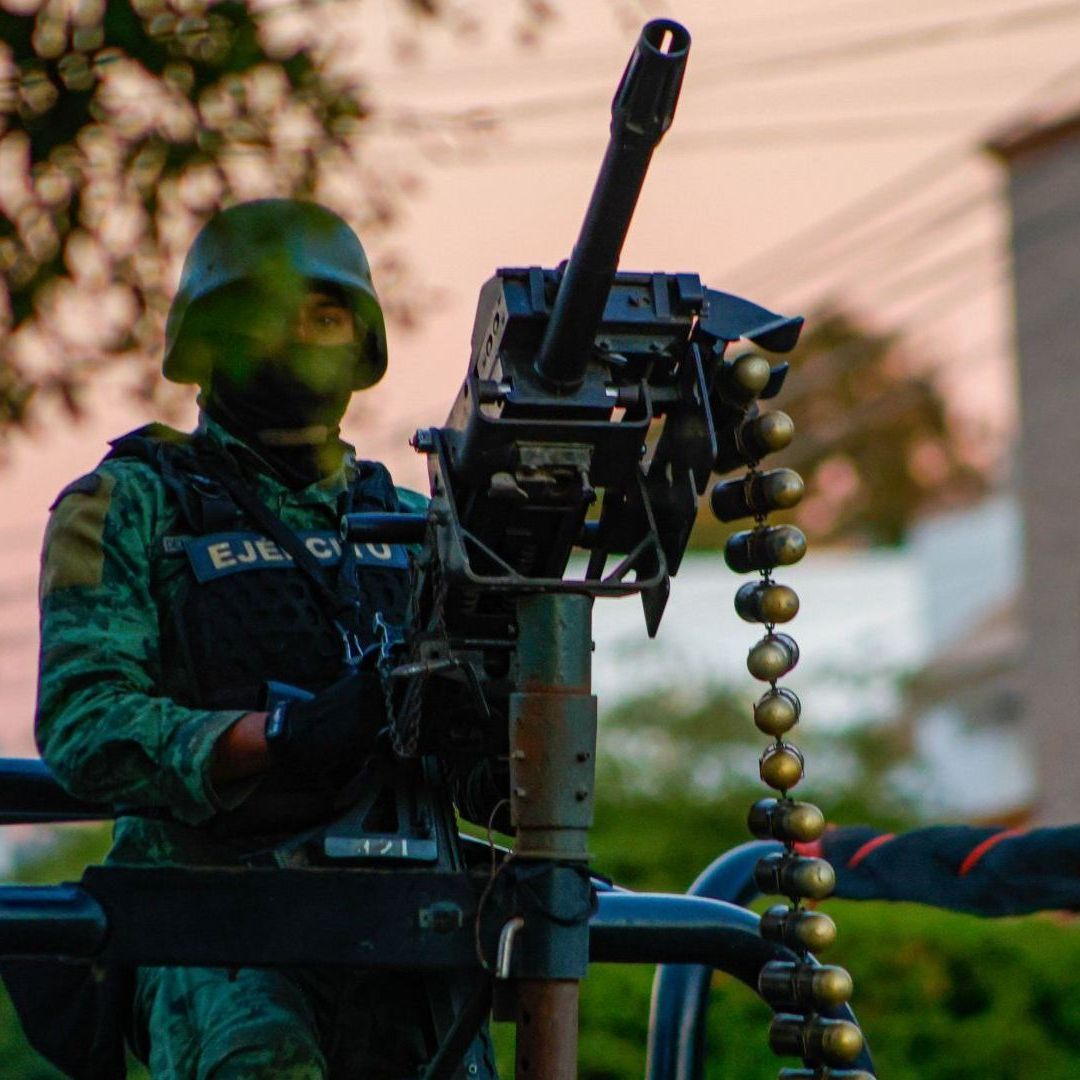 Operativo de seguridad en Cualiacán, Sinaloa