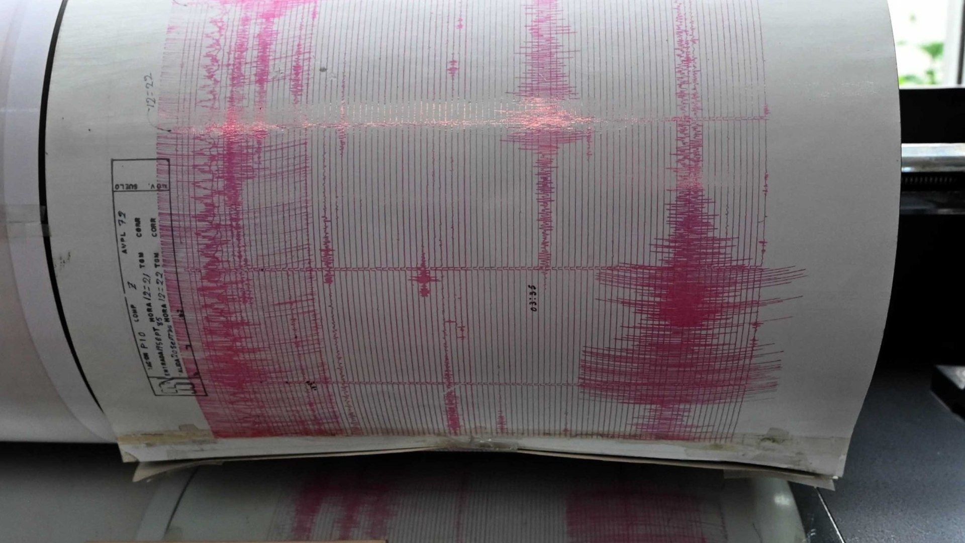 Video of the Strong Seism Today: The Precise Moment of Tremor in California
