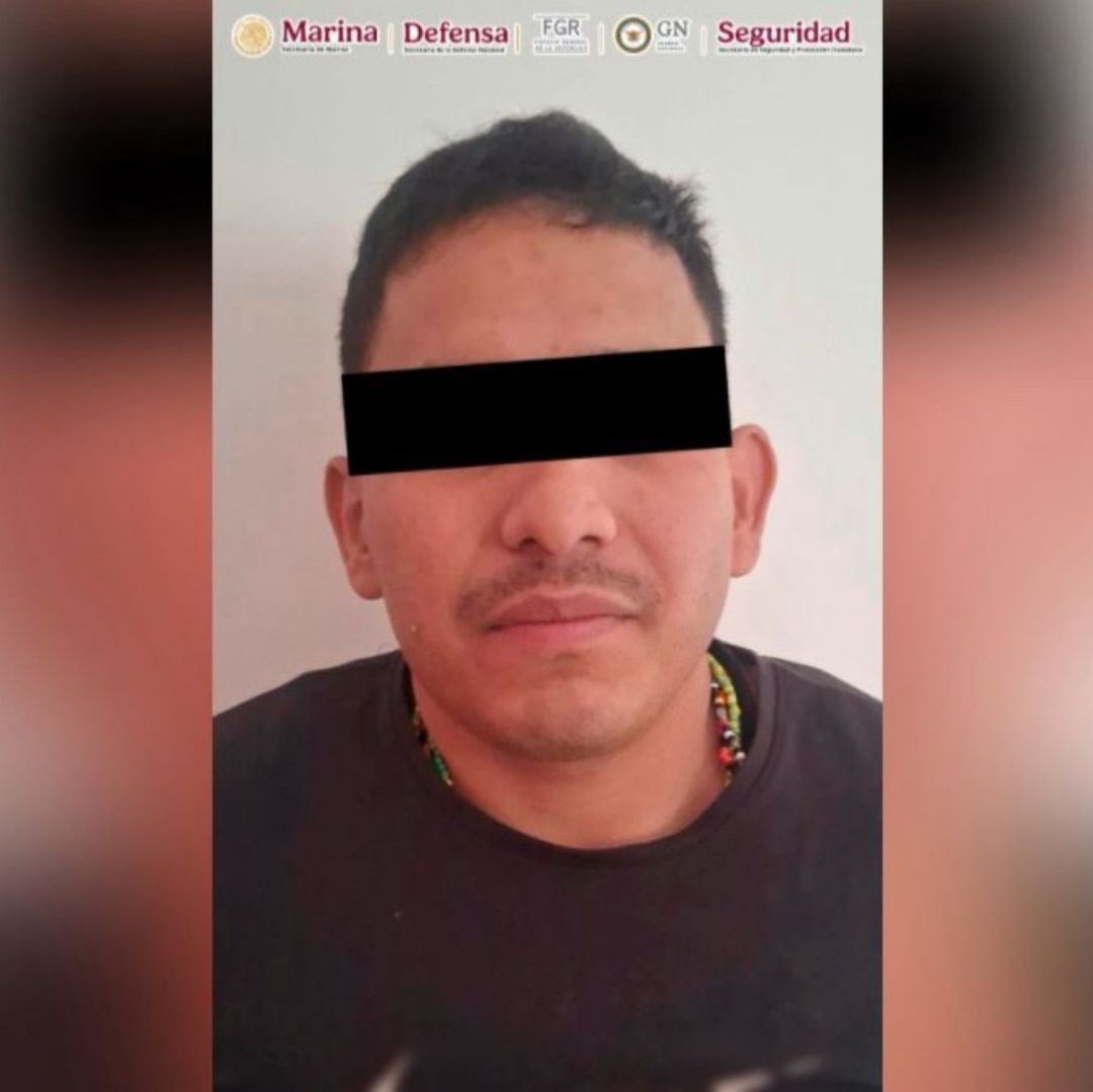 El sujeto fue detenido en Tijuana, Baja California. Foto: Gabinete de Seguridad