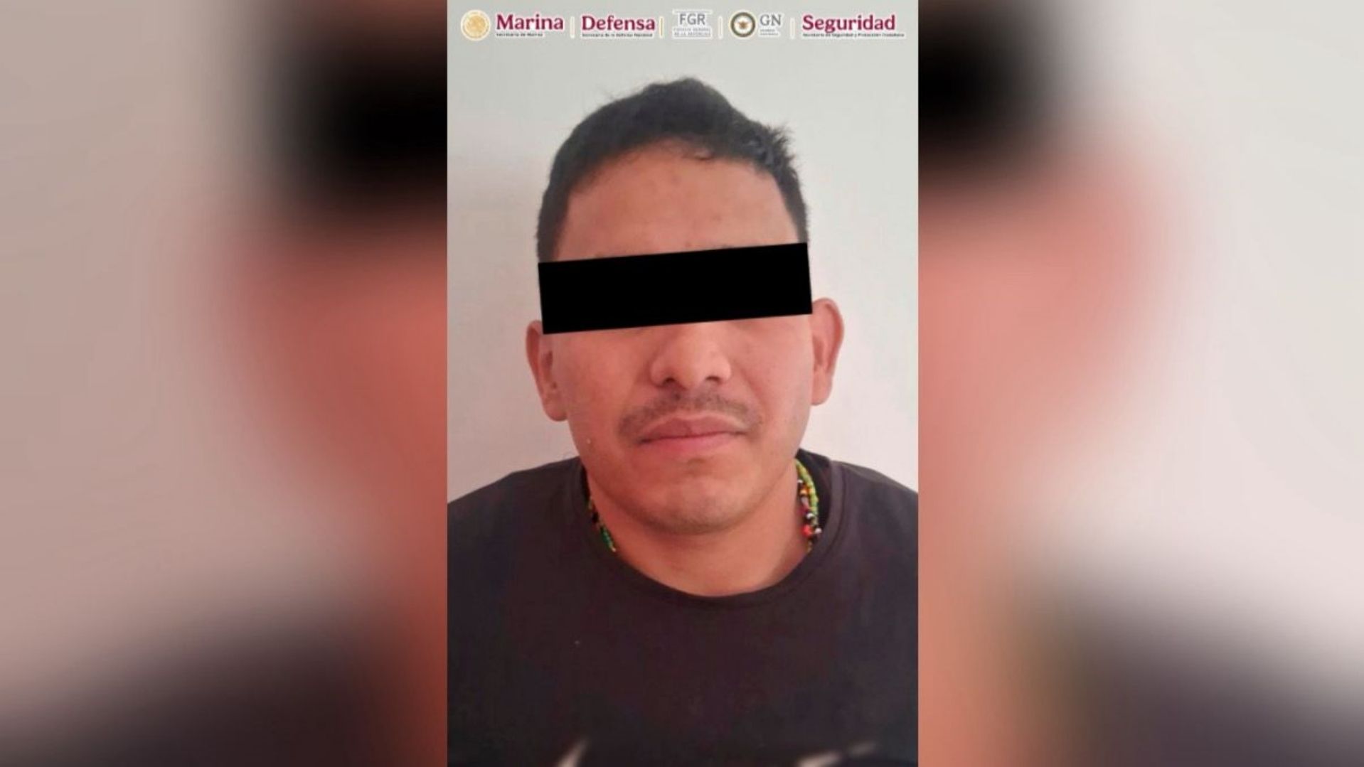 El sujeto fue detenido en Tijuana, Baja California. Foto: Gabinete de Seguridad