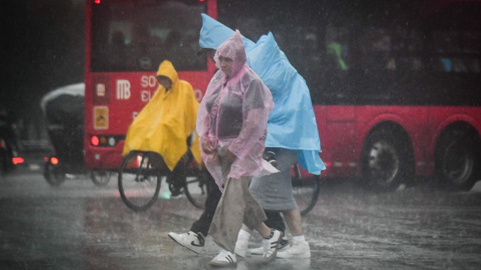 Lluvia en la Ciudad de México el 12 de mayo de 2026