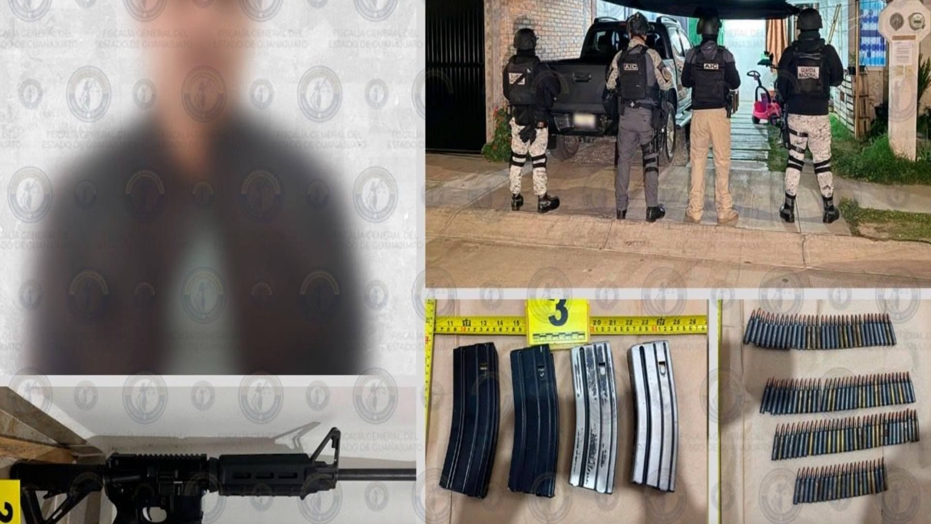 Detienen en Hombre con Armas y Droga en San Felipe Guanajuato I Fiscalía