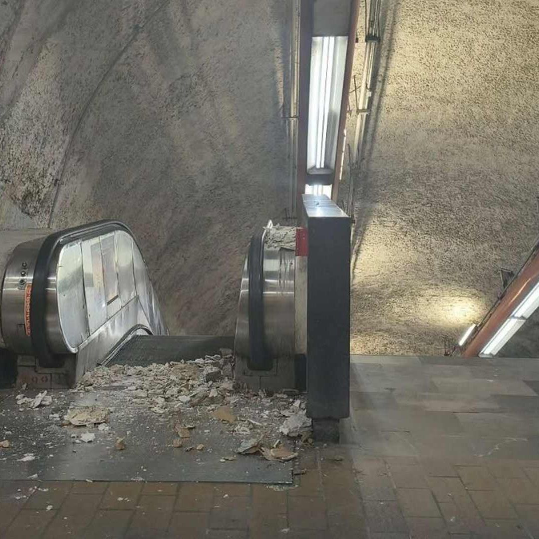 Plafón de Línea 7 del Metro. Foto: N+