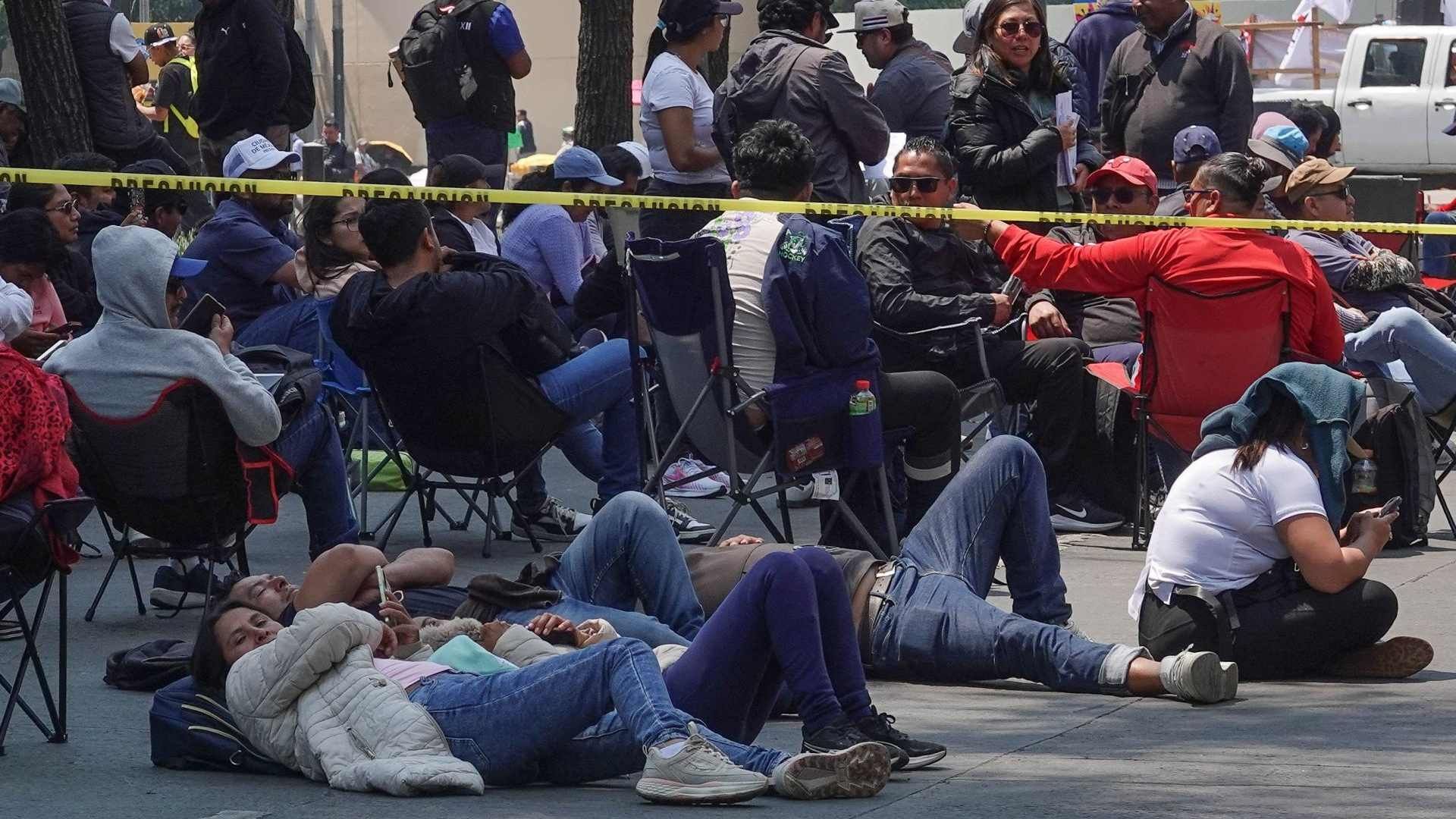 Protesta de la CNTE en la CDMX. Foto: Cuartoscuro