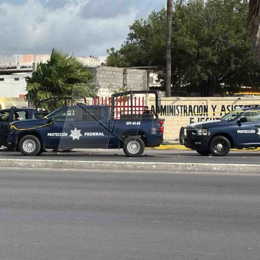 Agreden a Tiros a Oficiales de Protección Federal en Matamoros