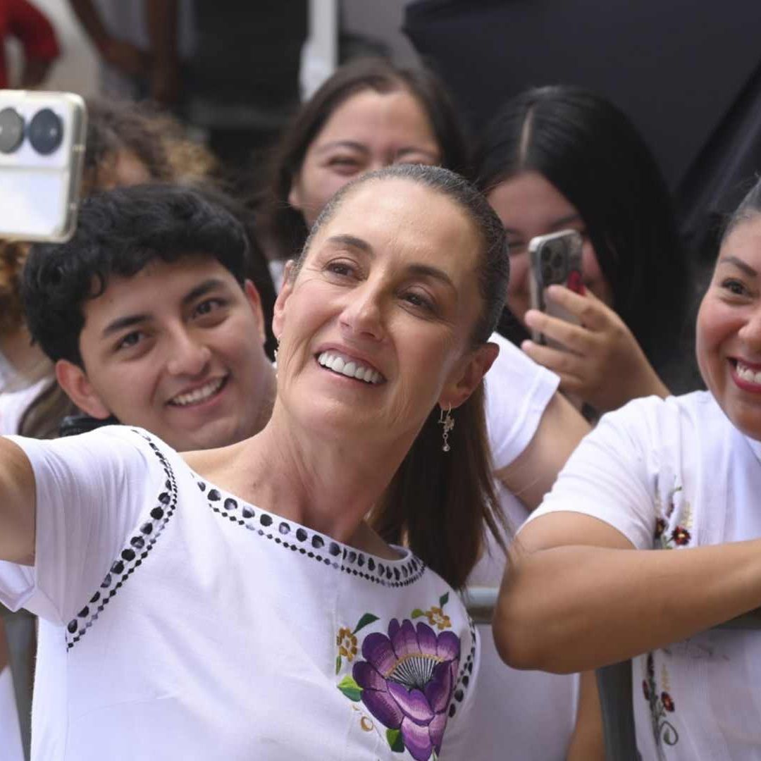 Presidenta Claudia Sheinbaum hoy. Foto: Presidencia