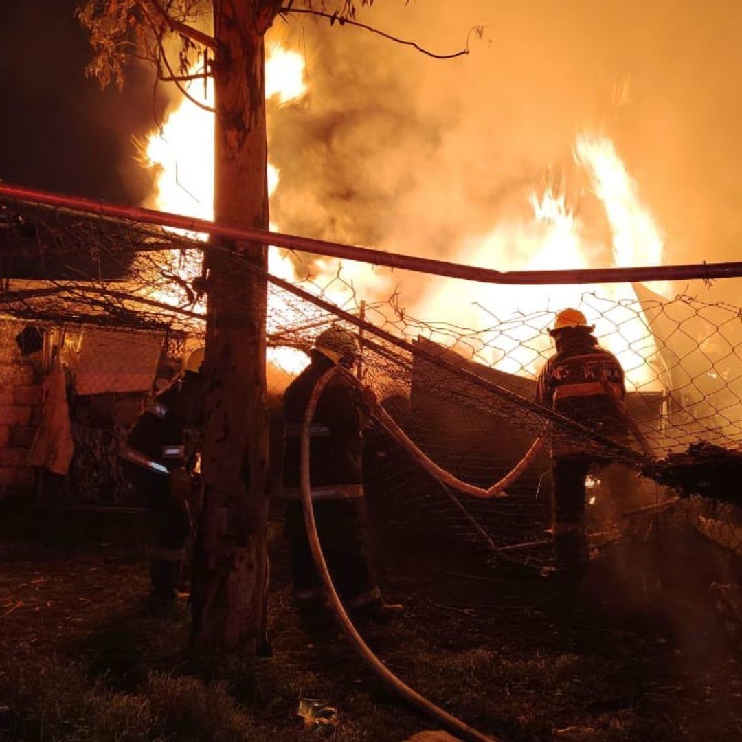 Incendio de un Terreno en la Unidad Habitacional La Margarita de Puebla
