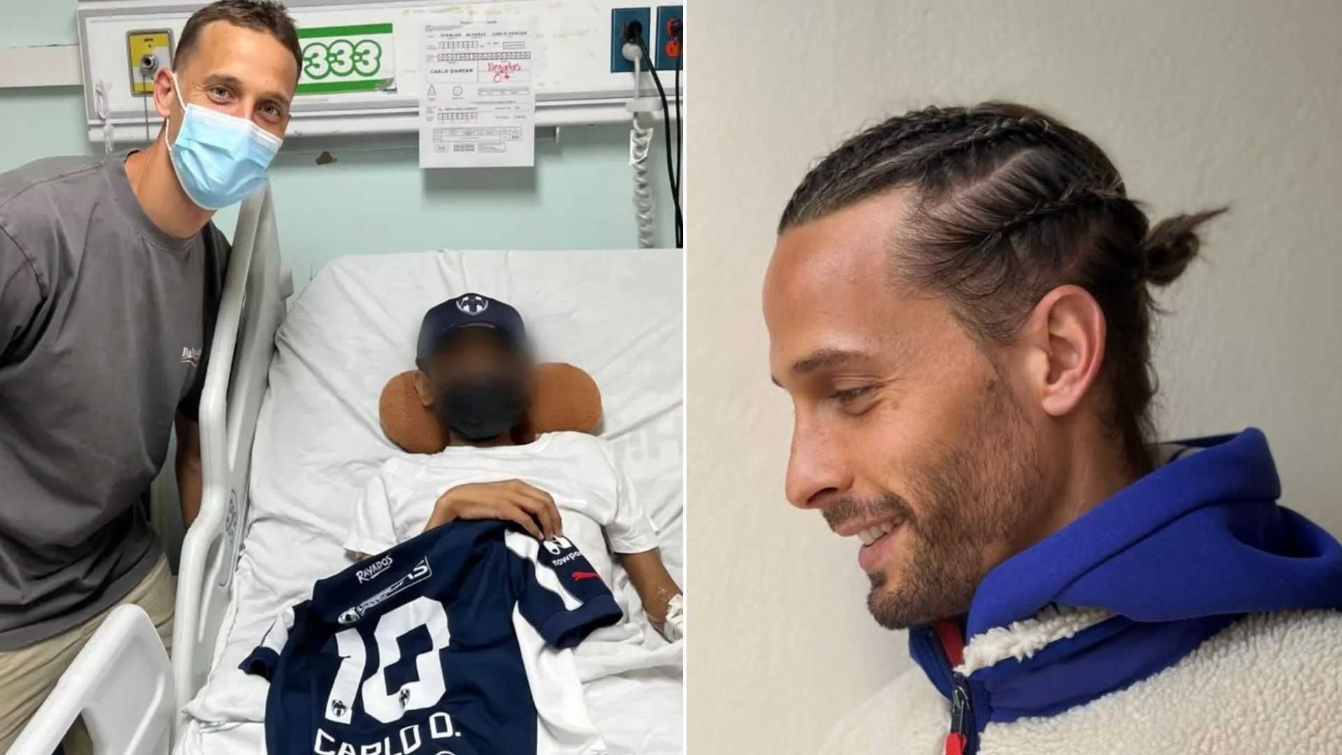 Sergio Canales Visita a Paciente Pediátrico de la UMAE 25 del IMSS en Monterrey en Nuevo León